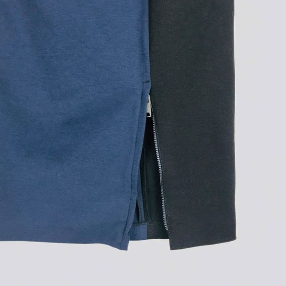 DKNYC Color Block Skirt with Zipper Split - Picture 3 of 6